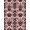 Pink Black, Pattern 7, variant on Design&I 8'x10' Washable Area Rug Sleek Flatweave Pet Friendly Vintage Rosette Border Ribbon Lattice Delicate Pink Coquette Refined Structured for King Size Bedroom, Under Bed