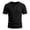 Black, variant on Henley Shirts for Men 3-Button Summer Plain Crew Neck Short Sleeve Mens T-Shirts Casual Tops