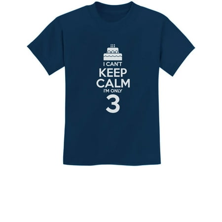 

3rd Birthday Shirt Gift For 3 Year Old Toddler Third Outfit Party Kids T-Shirt 4T Navy