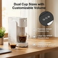 thumbnail image 5 of GVODE 4-in-1 Single Serve Coffee Maker, 3-Second Heat-Up, 20 Bar Espresso Machine, for K-Cup, Nespresso Original, DG Pods & Grounds, White, 5 of 8