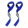 thumbnail image 1 of Leylor Levantamiento de Correas-1 par Gimnasio Fitness Correas de Levantamiento Levantamiento de Pesas Muñequera Cinturón de Peso Muñequera(Azul), 1 of 5