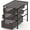 Bronze, variant on Stackable 3 Tier Sliding Basket Organizer Drawer