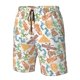 thumbnail image 4 of Balery Simple Drawing Traje de Baño Estilo Hawaiano para Hombre, Shorts de Secado Rápido con Bolsillos-Small, 4 of 6