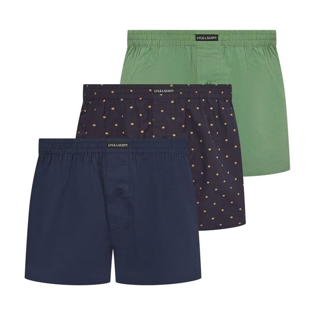 Lyle & Scott Boxeurs à Pois pour Hommes (Lot de 3)
