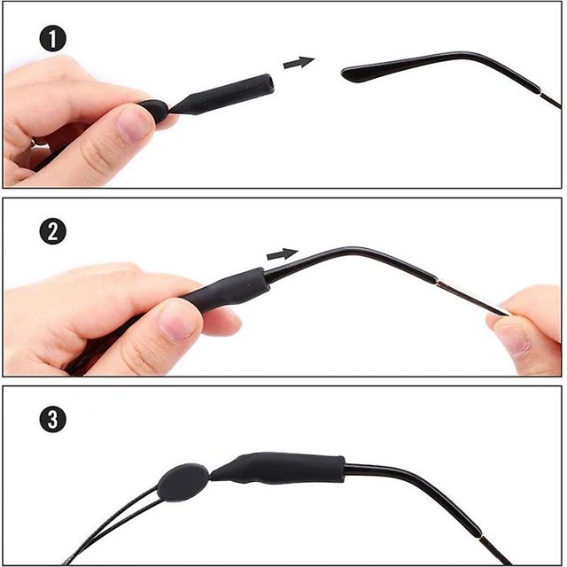 1 cadena de gafas de sol/gafas deportivas antideslizantes cuerda/gafas cuerdas banda cordón escalable ShuxiuWang 9024735153238