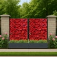 thumbnail image 3 of Privacy Screen with Planter Box, 72" H x 47" W Outdoor Privacy Screens and 3-Panels, Garden Decorative Planter Box with Trellis for Climbing Plants, Vegetable, Vines, 3 of 7