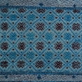 thumbnail image 1 of Ahgly Company Indoor Square Abstract Blue Abstract Area Rugs, 6' Square, 1 of 6