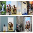 thumbnail image 3 of Arte Moderno 3D Autoadhesivo Etiqueta de Puerta de Cáscara Y Palillo Extraíbles Calcomanías de Vinilo de Puerta para en hogar 77x20 UNA perfecl Pegatinas en 3D para puertas, 3 of 8