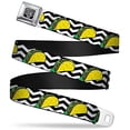 thumbnail image 1 of Buckle-Down Belt, Seatbelt Buckle Belt, Taco Chevron Black White, 30 to 44 Inches, 1 of 1