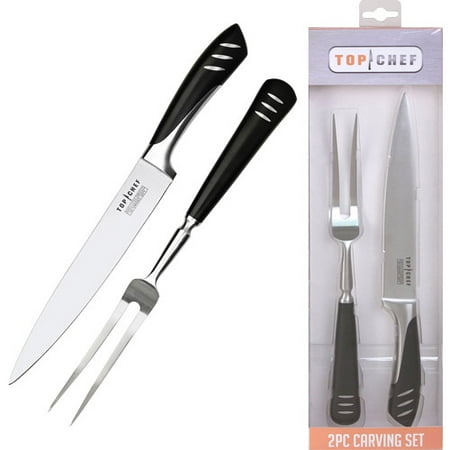 Top Chef 2-PieceCarving Set, Stainless Steel