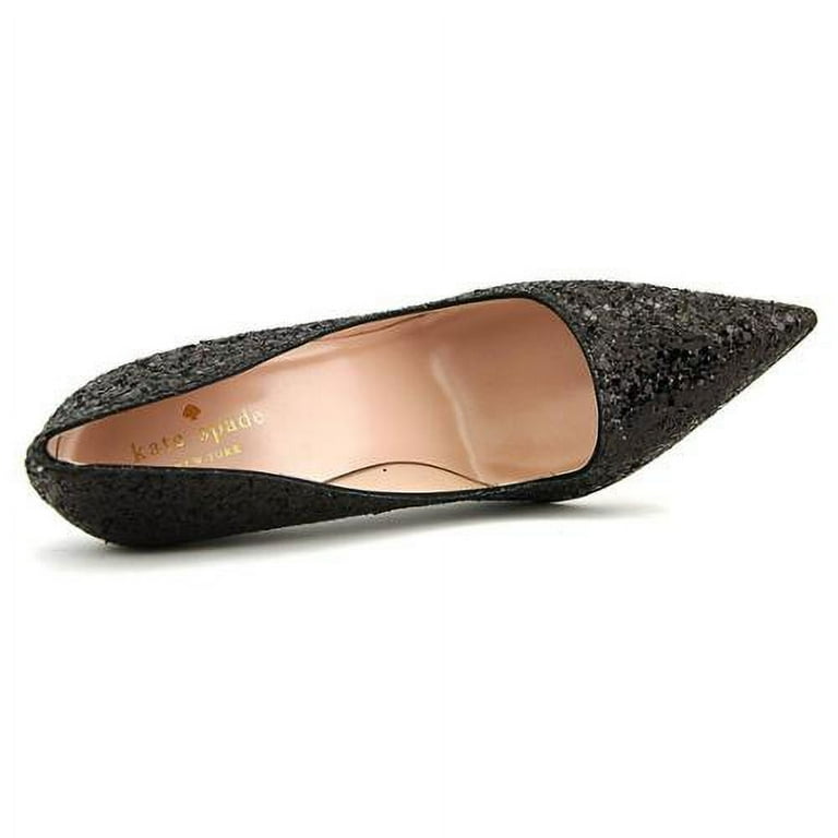 kate spade 黒 ハイヒール 約10cm Womens Kate Spade Licorice Pointed-Toe Dress Pumps, Black