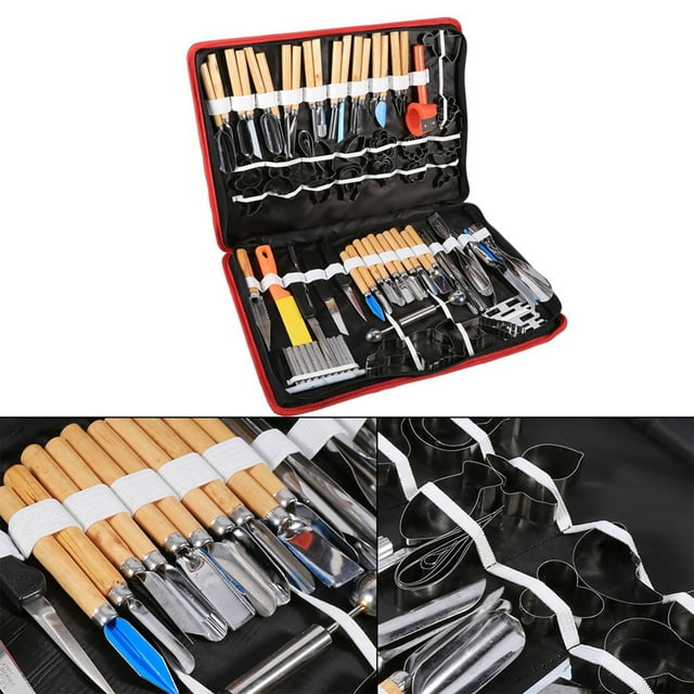 80PCS Culinary Carving Tools Kit Rust Proof, , Easy to , For Fruit Vegetable Garnishing Cutting Slicing