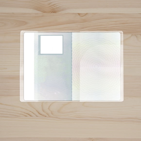REOFLYUP 5Pcs Clear Passport Protector Waterproof PVC Passport Wallet Travel Document Holder