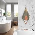 thumbnail image 6 of Leaves Bath Towel 100% Cotton Soft Thick High Absorbency Hand Face Towel Single Pack 16x28in, 6 of 7