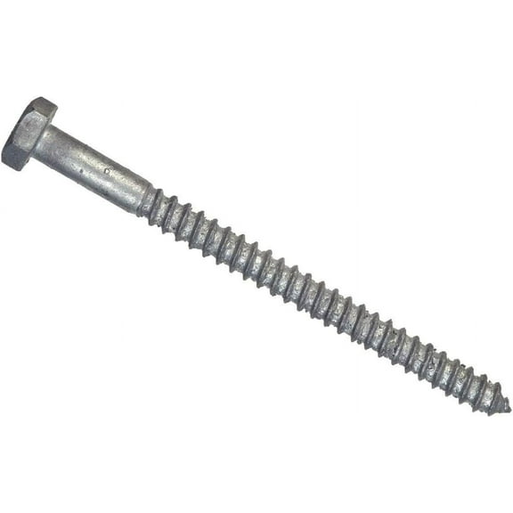 Hillman 5/16 in. x 3-1/2 in. L Hex Hot Dipped Galvanized Steel Lag Screw 50 pk