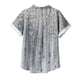thumbnail image 5 of Fiudx Ofertas Flash Del Día Solo En Línea Blusa Casual de Solapa para Mujer con Estampado de Manga Corta y Botones, 5 of 5