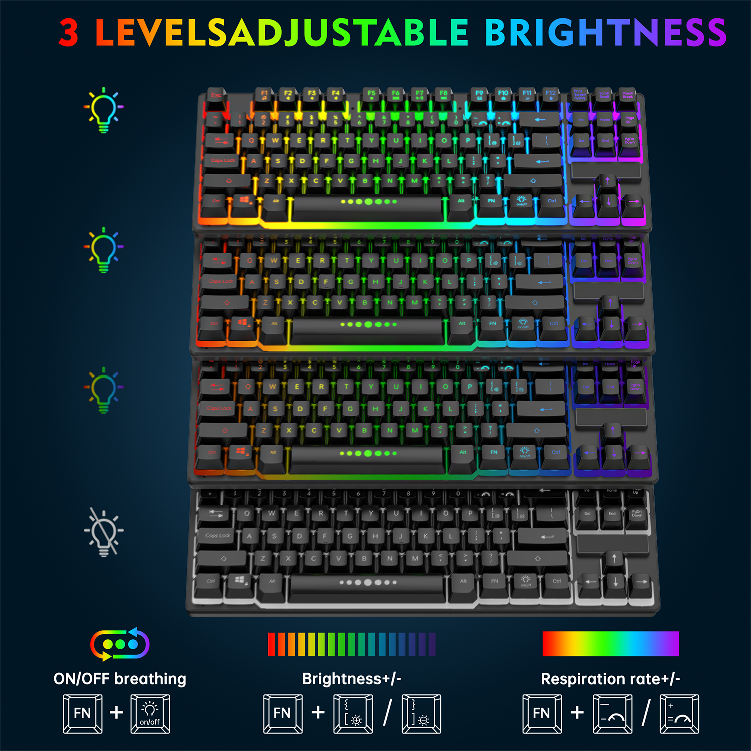 Cshidworld RGB Gaming Keyboard Mouse Combo photo 2