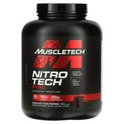 MuscleTech Nitro-Tech Ripped | Lean Protein | Weight Loss | 4lb Chocolate | Men & Women | 42 Servings