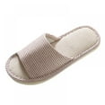 thumbnail image 4 of Linen Indoor Home Slippers For Men And Women Home Garden Household Commodities Slippers, 4 of 5
