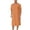 Orange, variant on Men's Cotton Nightshirt House Coat Short Sleeve Robe Comfy Sleep Shirt Fall Long V Neck Side Split Soft Knee Length Night Gown Baggy Housecoat Loungewear Light Blue Large