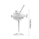 thumbnail image 3 of Pufferfish Cocktail Glass with Straw, High Footed Barware for Summer Drinks, Beach Vacation Pool Party Glassware, Unique Fish Shaped Drinking Glass, Fun Themed Cups for Tropical Luau and Party Decor, 3 of 6
