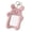 Pink rabbit, variant on Cartoon Plush Photo Card Holder Card Sleeves Photocard Holder Keychain Bag Charm