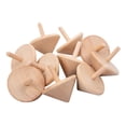 thumbnail image 3 of 10 Piezas De Peonzas Giratorias De Madera, Juguetes, Suministros De Arte, Regalo De Cumpleaños, Giroscopios De Mano, 3 of 9