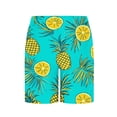 thumbnail image 3 of OGLCCG Teens Boys Swim Trunks with Liner Quick Dry Summer Swim Shorts Cute Printed Beach Board Shorts with Pockets 5-15 Years, 3 of 5