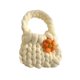 thumbnail image 1 of Bolso de crochet para mujer, con asa superior, elegante y suave, para fiesta de trabajo. blanco, 1 of 9