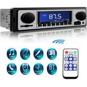 Car Stereo with Bluetooth, Car Radio with USB/SD/AUX Port, Car Audio FM Radio, Digital MP3 Player, Handsfree Calling