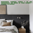 thumbnail image 3 of Lambrín Decorativo Premium Panel 3d De Pared 12pz Inmatmex Color Negro, 3 of 10