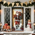 thumbnail image 6 of Christmas Door Cover Decoration - Santa Claus Backdrop Xmas Door Hanging Covers for Christmas Eve, Party & New Year, 6 of 6