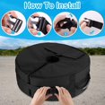 thumbnail image 5 of Jinsinto Sacs de Poids pour Parasol Base de Parasol Sac de Poids, Support de Parasol Rond Robuste Détachable contre le Sable avec Poignées 46 x 15 cm, 5 of 5