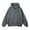 V-Dark Gray1395, variant on FEIFLY Mens Zip Up Hoodie Long Sleeve Full Zip Hooded Sweatshirt Pullover With Pocket Solid Color Trendy Outwear