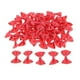 thumbnail image 2 of 50 Uds cinta de satén lazos manualidades decoración de fiesta decoración artificial tarjeta de boda álbum de recortes regalo de  2 橙 Baoblaze Arcos de cinta hechos a mano, 2 of 7