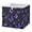 Blue Purple Butterflies, variant on Fabric Storage Bins Foldable Cube For Home Organization Baskets Peach Color Hearts