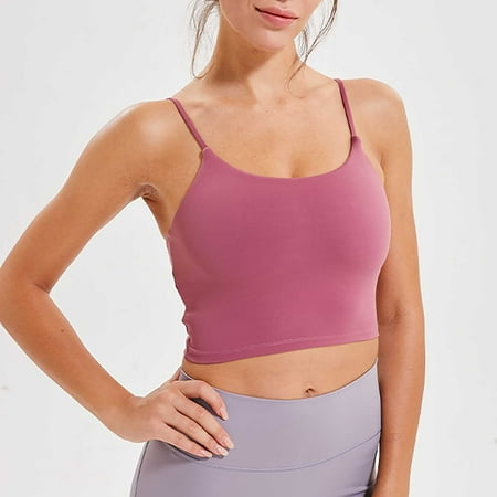 

Booker Sports Bras For Women Back Exercise Chest Gathered With Chest Pad Gymnsis Sling Yoga Vest