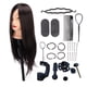 thumbnail image 4 of Cabeza de entrenamiento para peinar el cabello BuyWeekMX silicona cabello sintético alta temperatura, 4 of 9