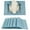 Blue, variant on Cterwk 2 Pack Plastic Place Mat Washable Table Mat Non-Slip Place Mats for Dining Table, 12" x 18"