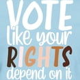 thumbnail image 3 of CafePress - VOTE Like Your Rights Depend On It T Shirt - Women's Classic T-Shirt, 3 of 4