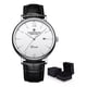 thumbnail image 1 of Reloj De Cuarzo Cuero Genuino Calendario Impermeable Hombres Correa Negro, 1 of 5