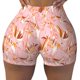 thumbnail image 2 of Fotbe Pink Cockatoo Birds Shorts Sin Costuras – Shorts Deportivos de Cintura Alta para Mujer, Elásticos para Gimnasio, Yoga, Running o Ciclismo-Medium, 2 of 8