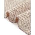 thumbnail image 5 of INSPIRE CHIC Striped Sweater for Women's Drop Shoulder Crew Nek Long Sleeve Color Block Pullover Knitted Tops XS Beige Black, 5 of 6