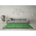 thumbnail image 3 of Ahgly Company Indoor Rectangle Abstract Emerald Green Modern Area Rugs, 2' x 3', 3 of 4