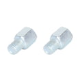 thumbnail image 1 of Unique Bargains 2pcs 8mm LH to 10mm RH Rearview Mirrors Reverse Adapter Screws Bolt Silver Tone for Motorcycle Bike E-bike, 1 of 4