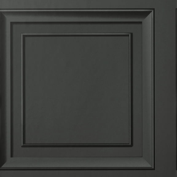 Fine Decor Distinctive Dark Grey Square Panel Wallpaper