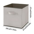 thumbnail image 3 of Vaidha Organisateur de Vêtements et Jouets Sans Couvercle Boîte de Rangement de Bureau Tiroir de Garde-Robe Boîte de Rangement en Non-Tissé Style Beige, 3 of 4