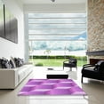 thumbnail image 7 of Ahgly Company Machine Washable Indoor Round Transitional Violet Purple Area Rugs, 6' Round, 7 of 7