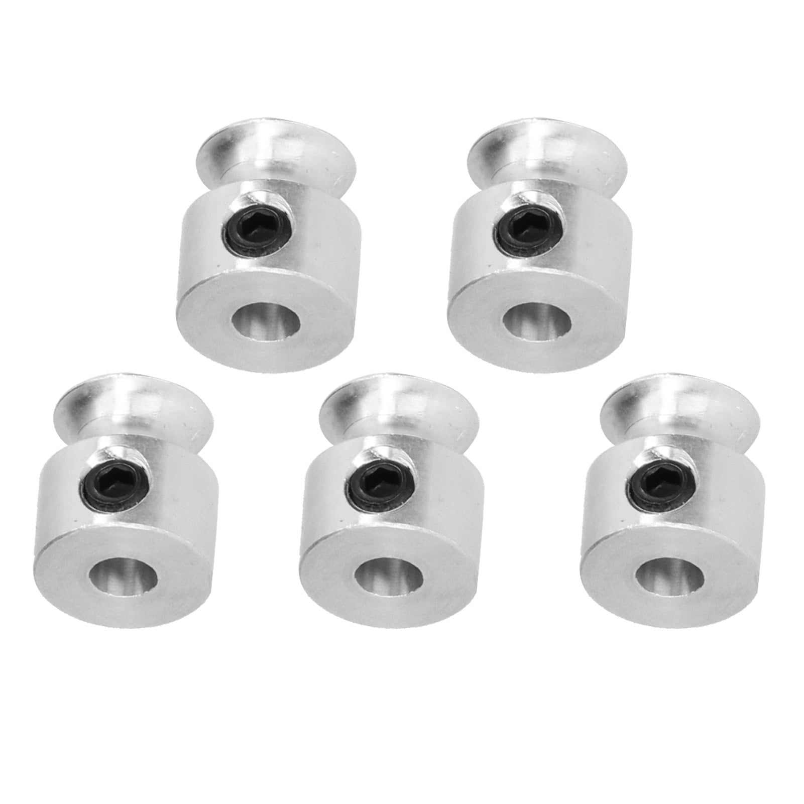 Screw Fixed Round Pulley, Durable Aluminum Alloy Elasticity VBelt Pulley For Round Belt