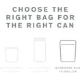 thumbnail image 2 of Shredder Bags, 1 mil, 15 Gallons, Clear, Box Of 25, DP00704, 2 of 4
